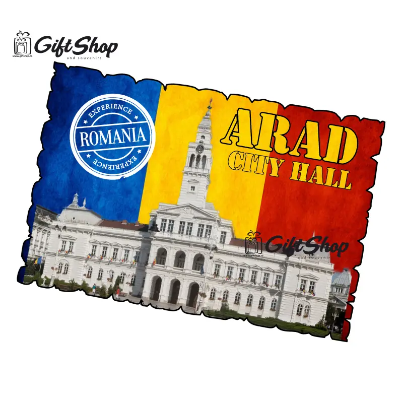 Arad romania, primaria, magnet frigider mgs029v